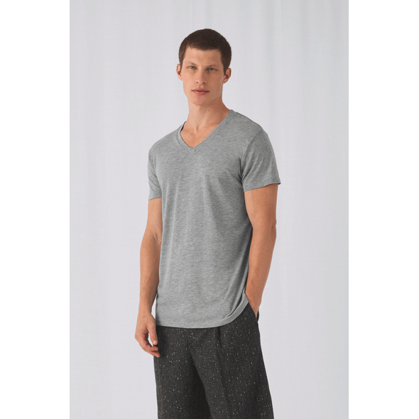 B&C | Triblend T-shirt met V-hals voor heren B&C | Triblend T-shirt met V-hals voor heren